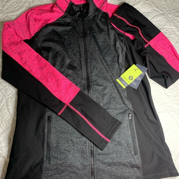 pink and black ladies sweater size L - Picture 5 of 6